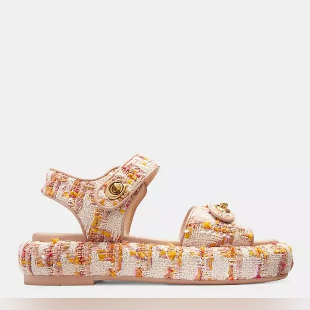 COACH Women's PEYTON STRAP SANDALS - Picture 2 of 11